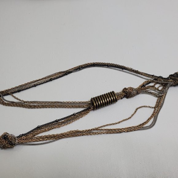 BCBG Generation Chain Mixed Metals Gold Tone Silve - Picture 3 of 8